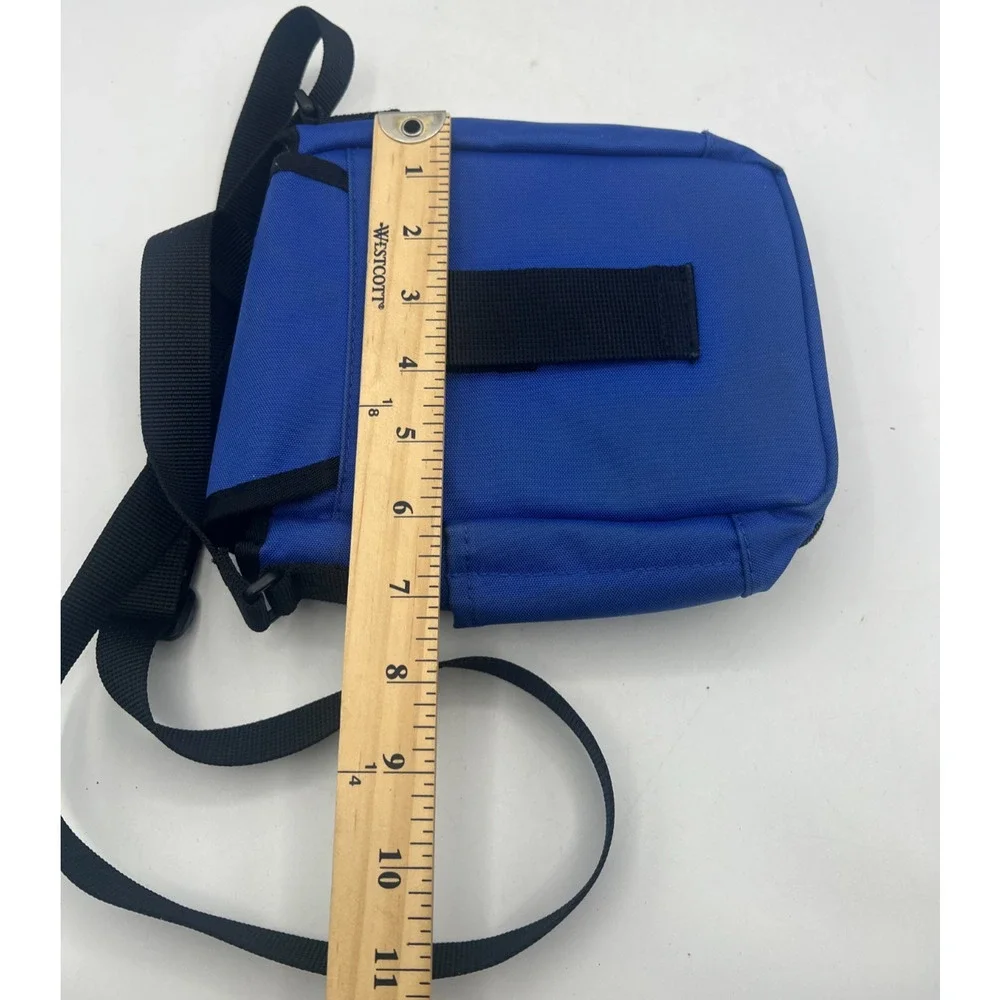Adidas Blue Black Crossbody Shoulder Messenger Bag Organizer Travel Pouch